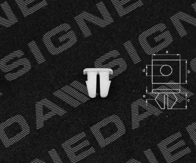 Пластмасові утримувачі SIGNEDA T38010
