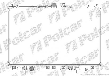Радіатор охолодження POLCAR 525208-1 (фото 1)
