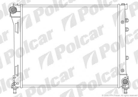 Радіатор охолодження POLCAR 303508A2 (фото 1)