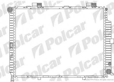 Радіатор охолодження POLCAR 501508-7 (фото 1)