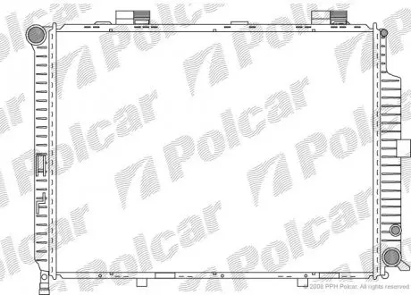 Радіатор охолодження POLCAR 501508-7