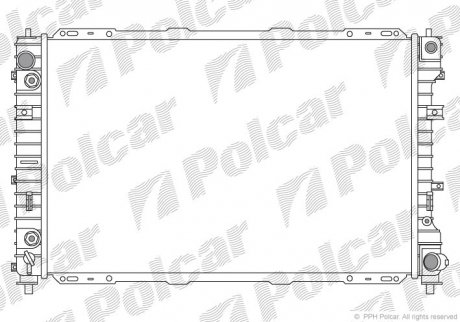 Радіатор охолодження POLCAR 325108-1 (фото 1)