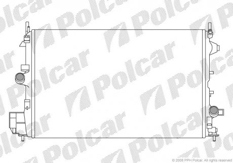 Радіатор охолодження POLCAR 5518085X
