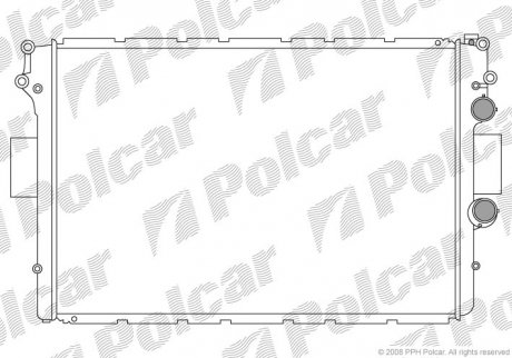 Радіатор охолодження POLCAR 3052083X (фото 1)