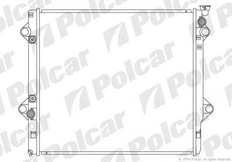 Радіатор охолодження POLCAR 819108-2