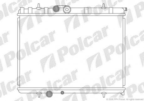 Радіатор охолодження POLCAR 571008-2
