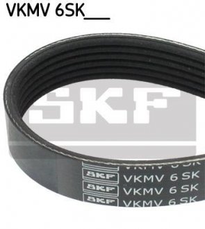 Поліклиновий ремінь SKF VKMV 6SK1019