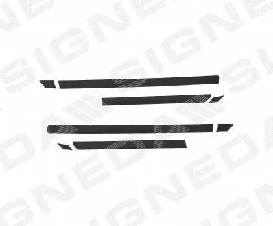 МОЛДИНГ НА ДВЕРИ, VW GOLF III, 08.91 - 09.97 SIGNEDA PVW88002KA