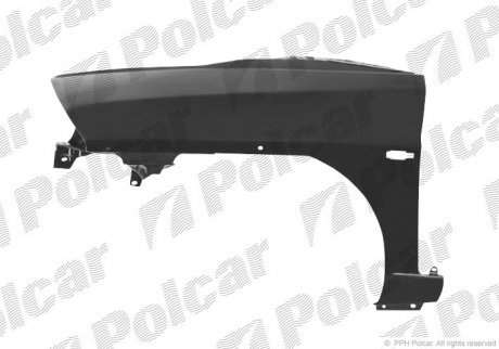 Крило переднє праве POLCAR 420202-1