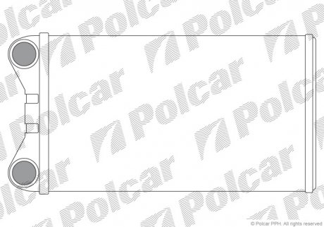 Радіатор обігріву POLCAR 1325N8-1