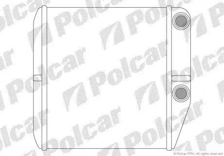 Радіатор обігріву POLCAR 3024N8-2