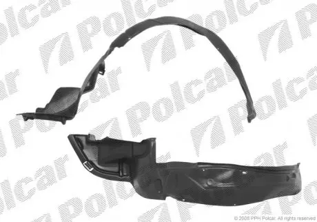 Підкрилок лівий POLCAR 3810FL-1