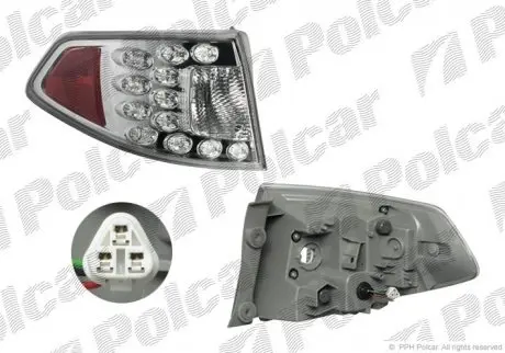 Ліхтар задній POLCAR 721588-E