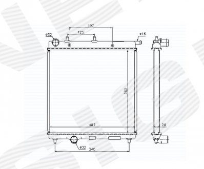 РАДИАТОР SIGNEDA RA61278Q