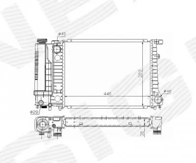 Радіатор SIGNEDA RA60735Q