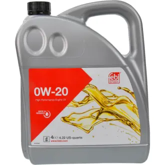 Моторное масло High Performance Engine Oil 0W-20 синтетическое 4 л FEBI 177647