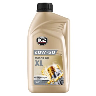 Олива моторна MOTOR OIL SL/СF XL 20W-50 1 л K2 O2711E