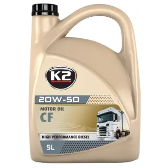 Моторное масло Motor Oil CF 20W-50 минеральное 5 л K2 O4105E