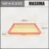 Фільтр повітряний A0244 KIA/ MAGENTIS/ V2000 V2700 05- (MFA-K335) MASUMA MFAK335 (фото 1)