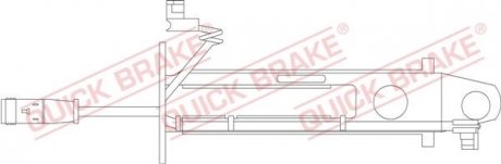 Гальмівні аксесуари (Датчик зносу колодки) QB QUICK BRAKE WS 0236 A