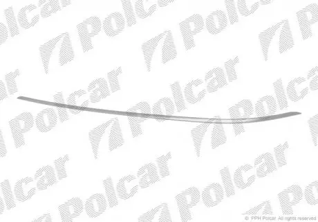 Молдинг бампера правий POLCAR 501807-6