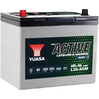 Тяговий акумулятор 90 Аг YUASA L26-AGM