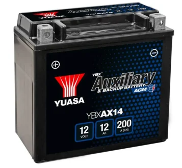 Акумулятор 6 CT-12-L Auxiliary YUASA YBXAX14