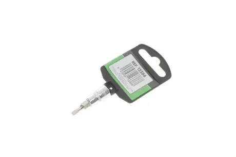 Біта Torx TX20 + адаптер під ключ 1/4" (хромована) JBM 13386