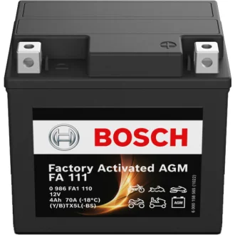 Аккумулятор 6 CT-4-R Factory Activated AGM BOSCH 0986FA1110