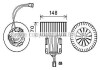 Вентилятор отопителя салона BMW 5f10 09>16 7F01 08> LHD AC+ AVA BW8539 (фото 1)