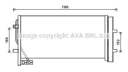 Радіатор кодиціонера AVA AI5382D