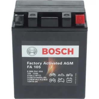 Аккумулятор 6 CT-12-R Factory Activated AGM BOSCH 0986FA1050