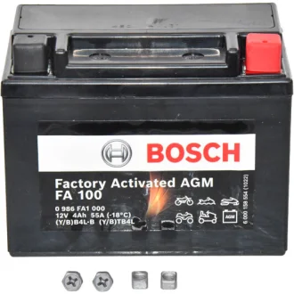 Аккумулятор 6 CT-4-R Factory Activated AGM BOSCH 0986FA1000