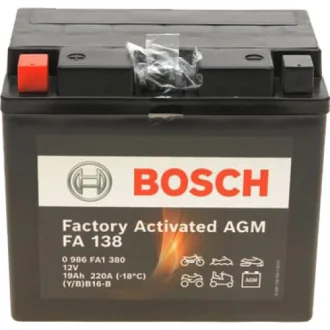 Аккумулятор 6 CT-19-L Factory Activated AGM BOSCH 0986FA1380