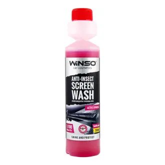 Літній концентрат очисник скла 250ml. Anti-insect screen wash bubbble gum (24шт/ящ) WINSO 825001