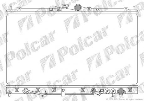 Радіатор охолодження POLCAR 520708-2