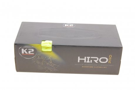 Набір серветок з мікрофібри для догляду за автомобілем трикотажний HIRO Microfibre 30x30 (30 шт.) K2 D5100