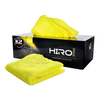 Набір серветок з мікрофібри для догляду за автомобілем трикотажний HIRO Microfibre 30x30 (30 шт.) K2 D5100