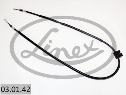 Трос ручника (R) Audi A8 94- (1720/1560mm) LINEX 03.01.42 (фото 1)