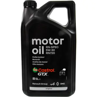 Моторное масло Renault GTX RN-Spec 5W-30 синтетическое 5 л CASTROL 7711943687