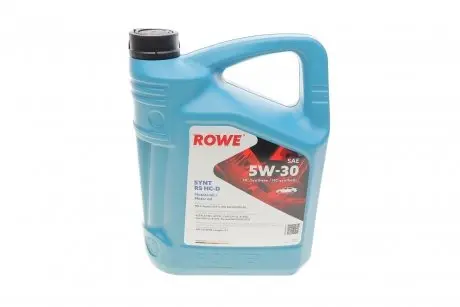 Олива 5W30 HIGHTEC SYNT RS HC-D (5L) (MB 229.5/VW 502 00/505 00/GM-LL-A-025/BMW LL-01) ROWE 20060-0050-99