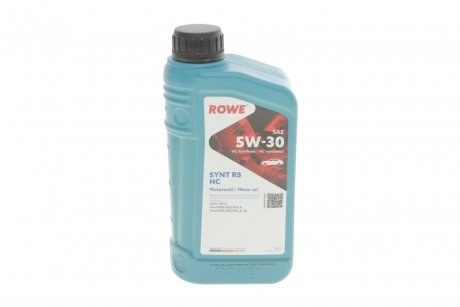 Олива 5W30 HIGHTEC SYNT RS HC (1L) (ILSAC GF-2/WSS-M2C912-A/WSS-M2C913-A/-B) ROWE 20024-0010-99