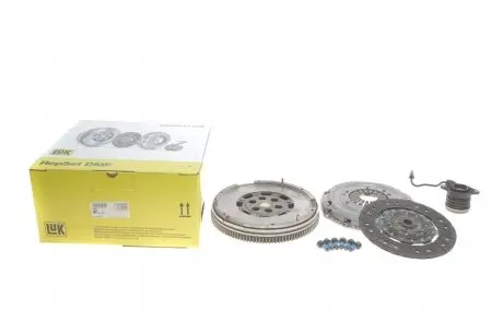 Демпфер + комплект зчеплення +вижимний Fiat Doblo 1.6D Multijet 10- LUK 600 0376 00