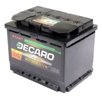 Аккумулятор 60Ah-12v START (242x175x190),R,EN480 DECARO 6СТ-60 АЗ (0) S
