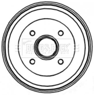 Гальмiвнi барабани BORG&BECK BORG & BECK BBR7205