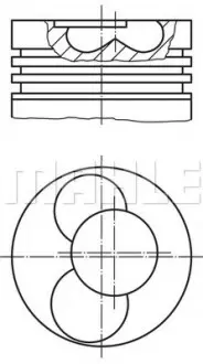 Поршень MAHLE\KNECHT 0309002