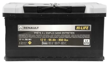 Аккумулятор 6 CT-95-R L5 RENAULT 7711947967