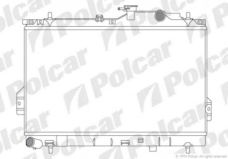 Радіатор охолодження POLCAR 4035083X