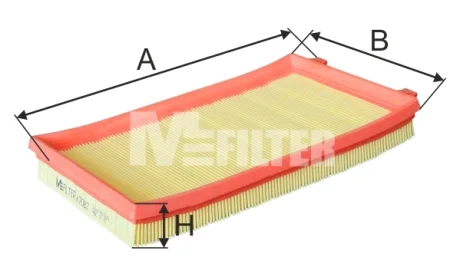 Повітряний фільтр MFILTER K 7082