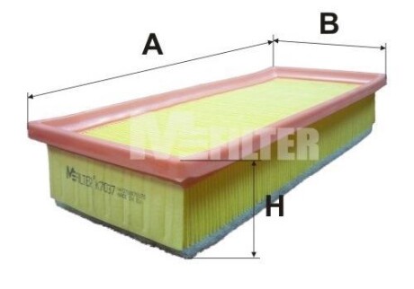 Повітряний фільтр MFILTER K 7037